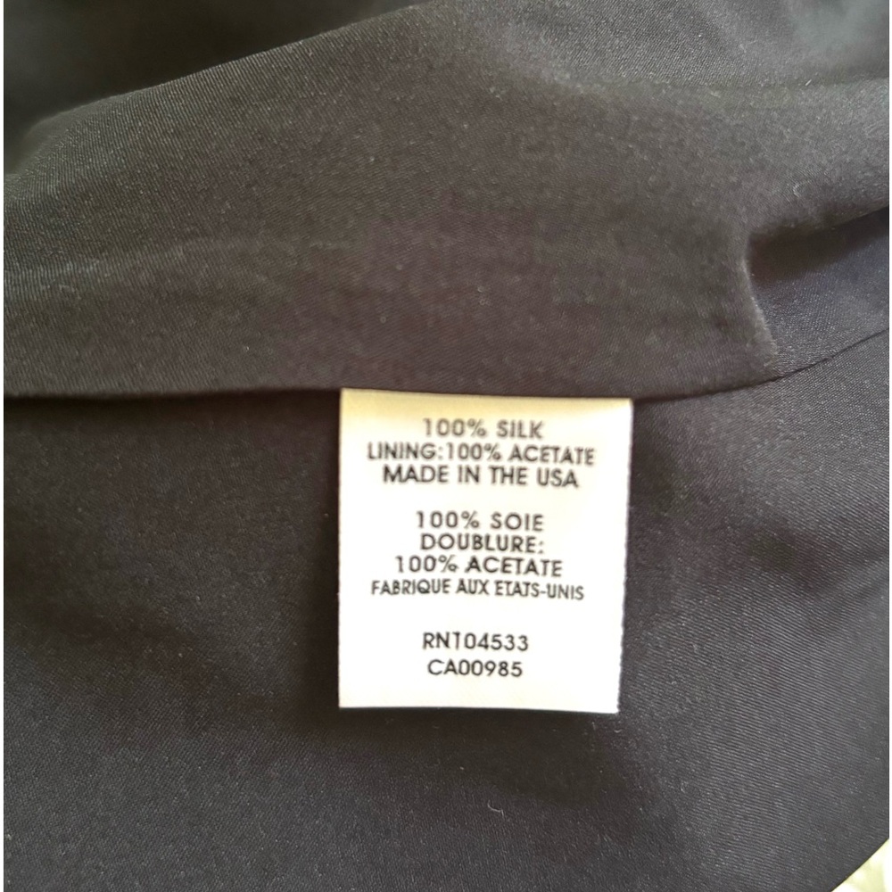 $298 Nanette Lepore Green Silk Dress Fit & Flare size 8-10 NWOT - Picture 12 of 12